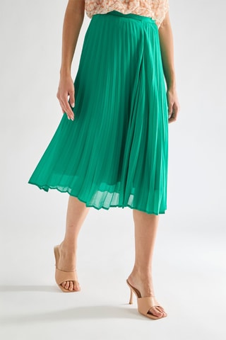Saia plissada Pleat - Verde