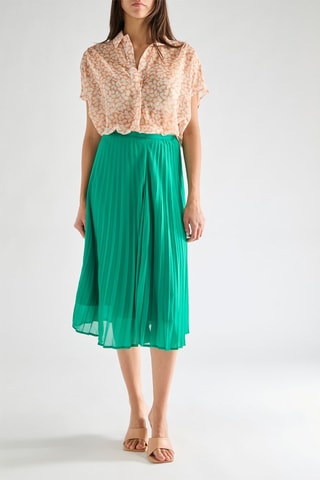 Saia plissada Pleat - Verde
