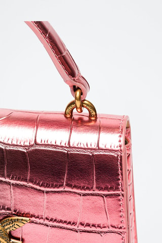 Leren Handtas Love One Top Handle Mini - Roze