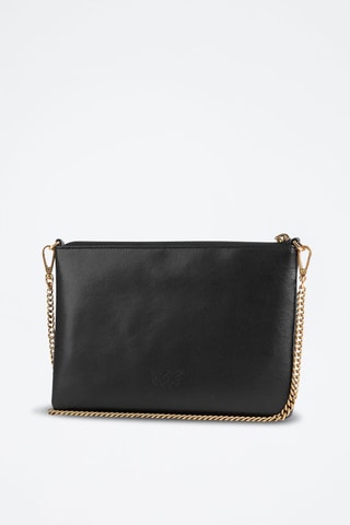 Leren Clutch Zwart