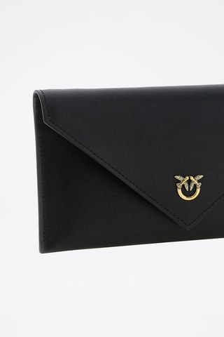 Kalfsleren Clutch - Zwart