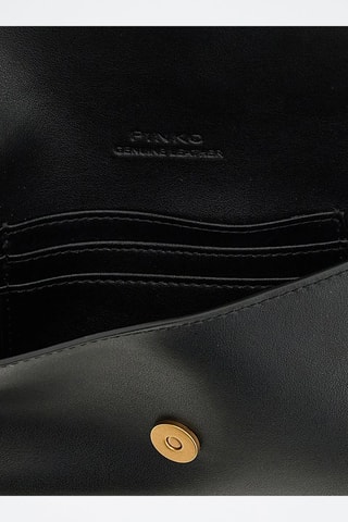 Kalfsleren Clutch - Zwart