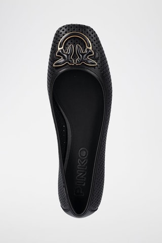 Geitenleren Ballerina's - Zwart