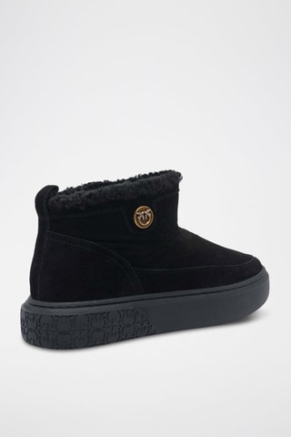 Nubuck Enkellaarzen Yoko 22 - Zwart