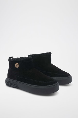 Nubuck Enkellaarzen Yoko 22 - Zwart