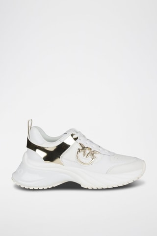 Sneakers Wit en Goudkleurig