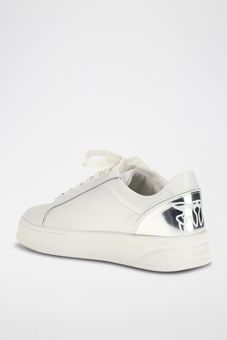 Leren Platform Sneakers - Wit