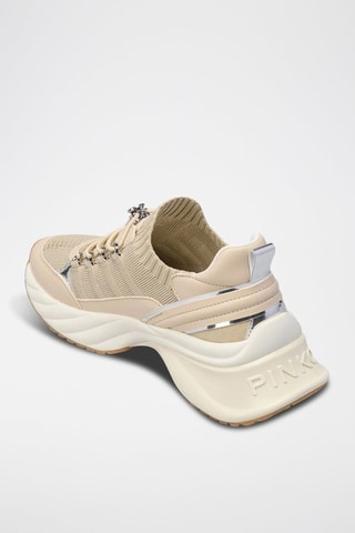 Platform Sneakers - Beige