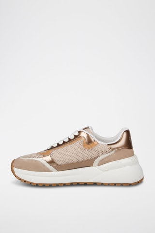 Leren Sneakers - Poederroze