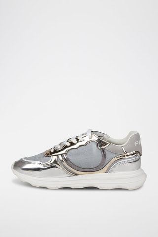 Lakleren Sneakers - Lichtgrijs