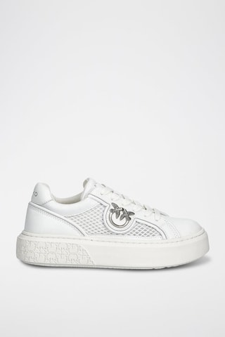 Leren Platform Sneakers - Wit