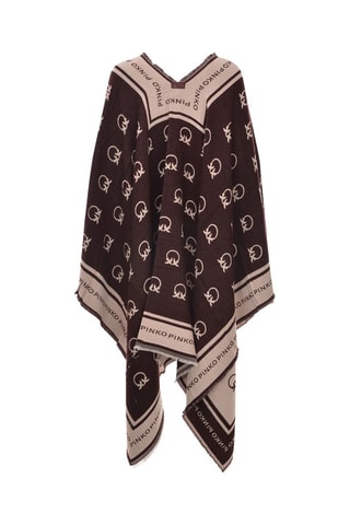 Wollen Poncho Love Bon Bon - Bordeauxrood - Rood