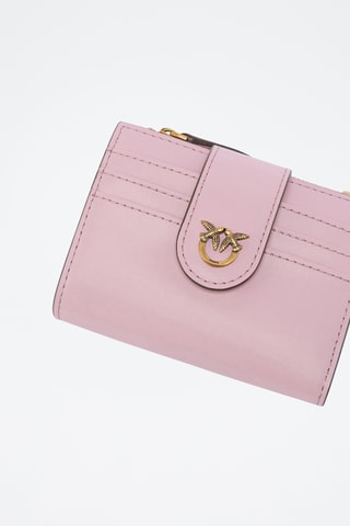 Schapenleren Portefeuille - Roze 