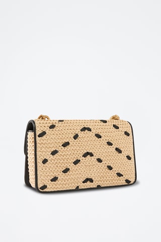 Leren Schoudertas - Beige