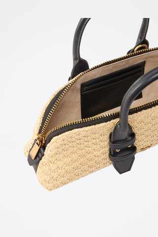 Leren Handtas - Beige