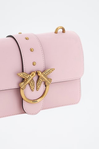 Leren Schoudertas - Roze