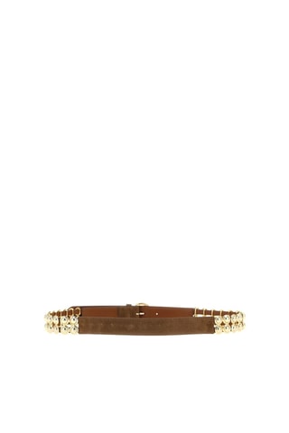 Geitenleren Riem - Bruin