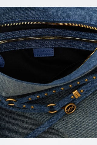 Schapenleren Schoudertas - Blauw