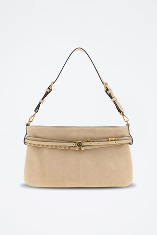Leren Handtas - Beige