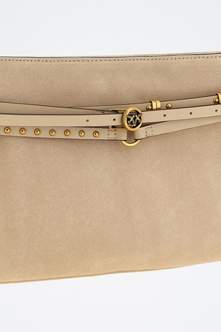 Leren Handtas - Beige