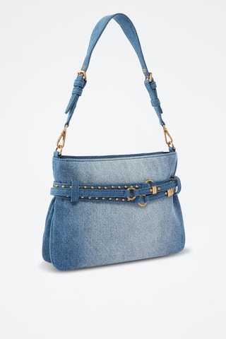 Schapenleren Handtas - Blauw 