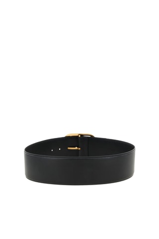 Schapenleren Riem - Zwart