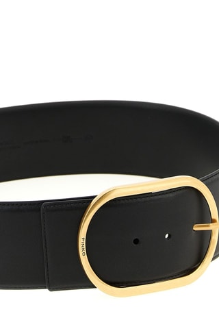 Schapenleren Riem - Zwart