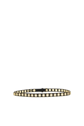 Geitenleren Riem - Zwart
