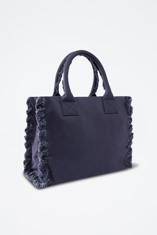 Schapenleren Handtas - Blauw