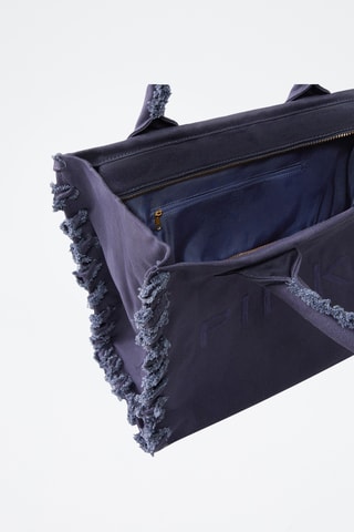 Schapenleren Handtas - Blauw
