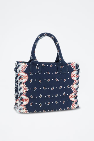 Schapenleren Handtas - Marineblauw