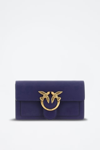 Leren Handtas    Marineblauw