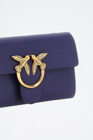 Leren Handtas    Marineblauw
