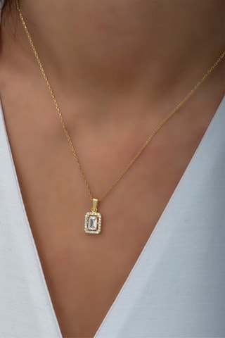 Collier - Doré et blanc