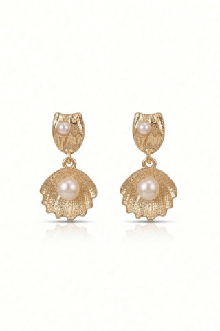 Boucles d’oreilles pendantes - Doré