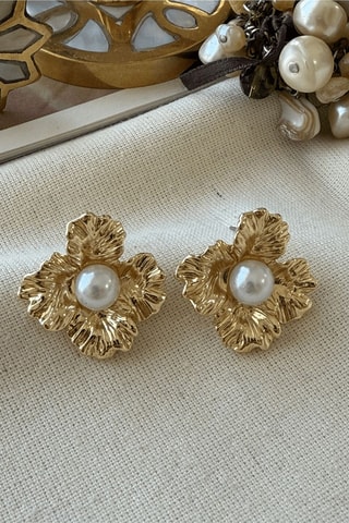 Puces - Plaqué or jaune