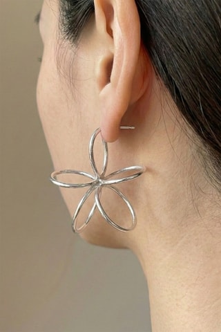 Boucles d'oreilles - Argenté