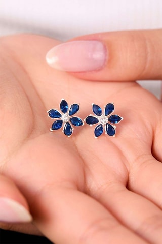 Puces - Argent et zircons