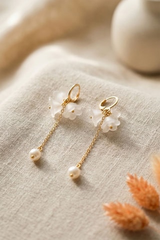 Boucles d’oreilles pendantes - Doré