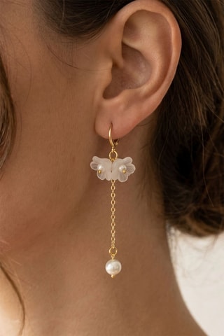 Boucles d’oreilles pendantes - Doré