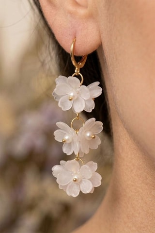 Boucles d’oreilles pendantes - Doré