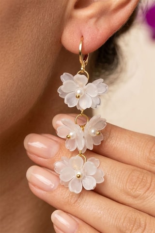 Boucles d’oreilles pendantes - Doré