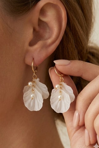 Boucles d’oreilles pendantes - Doré