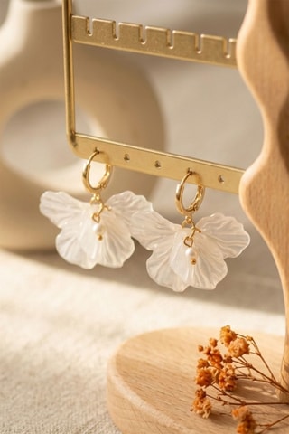 Boucles d’oreilles pendantes - Doré