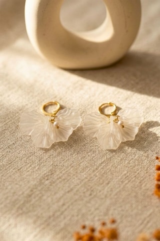Boucles d’oreilles pendantes - Doré