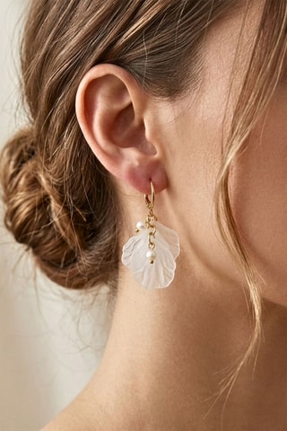 Boucles d’oreilles pendantes - Doré