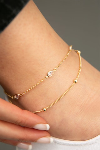 Bracelet double rang - Doré