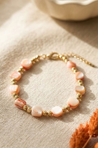 Bracelet - Doré et rose