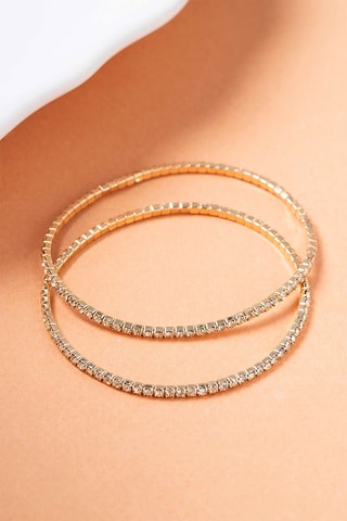 2 bracelets - Doré