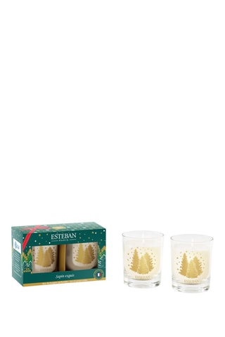 Estuche de dúo velas perfumadas -  Abeto exquisito